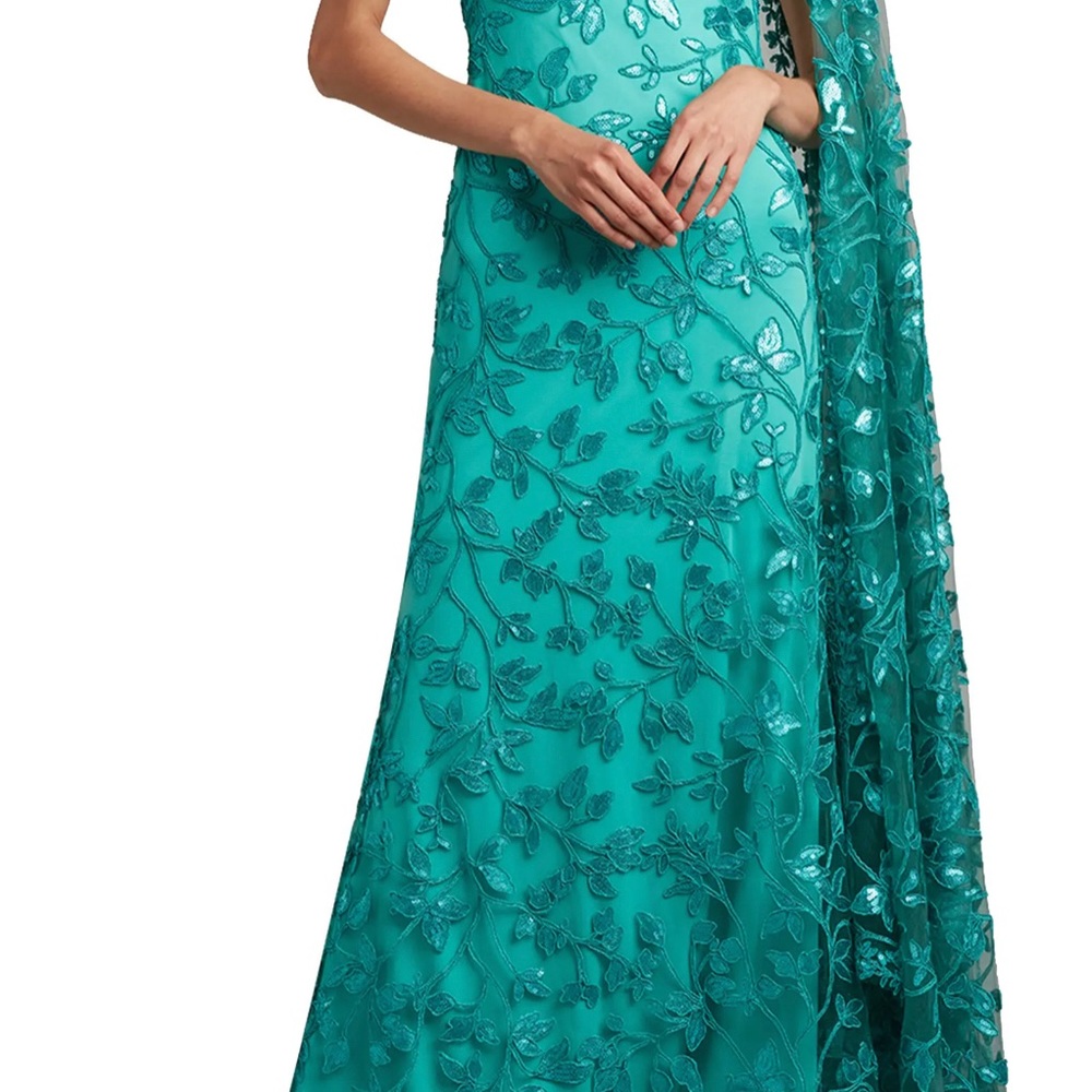 Long formal dress.  Blue/green.  New with tags.